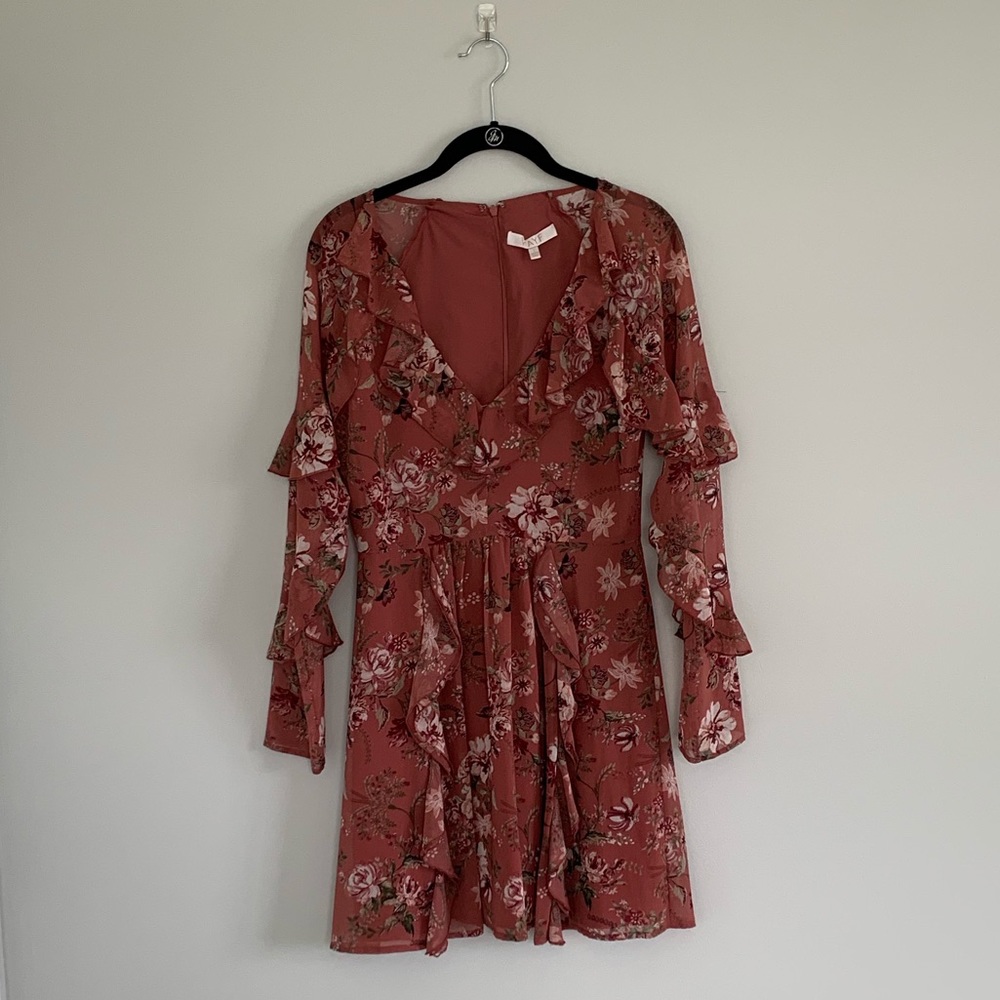 Wayf long sleeve Floral dress